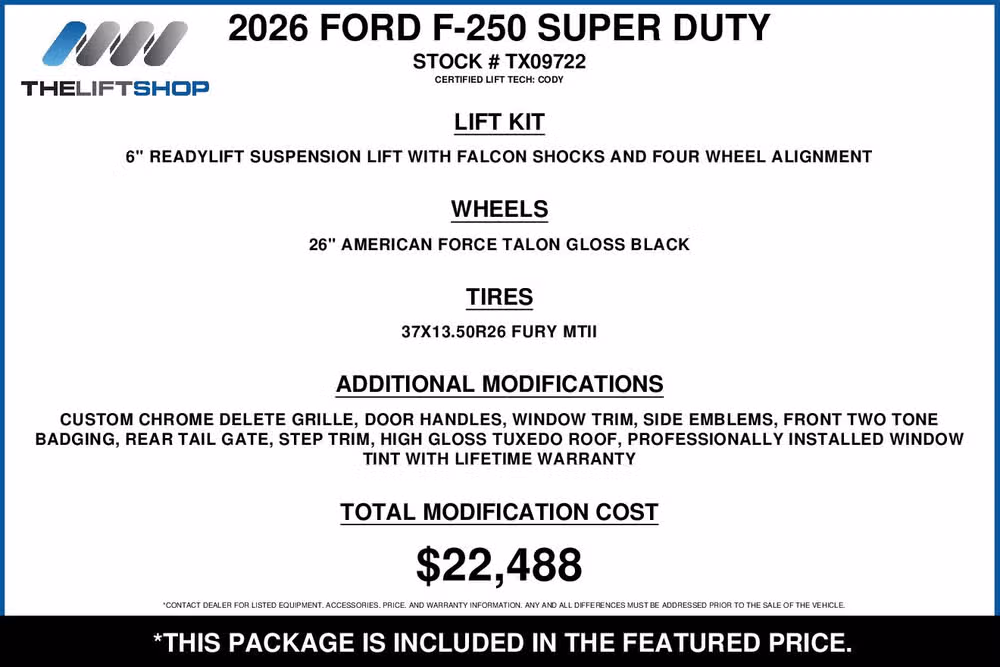 2026 Ford F-250 Super Duty Platinum Plus Crew Cab Image 2