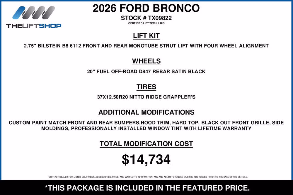 2026 Ford Bronco Outer Banks Image 2
