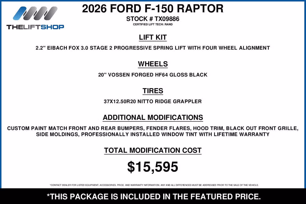 2026 Ford F-150 Raptor SuperCrew Image 2