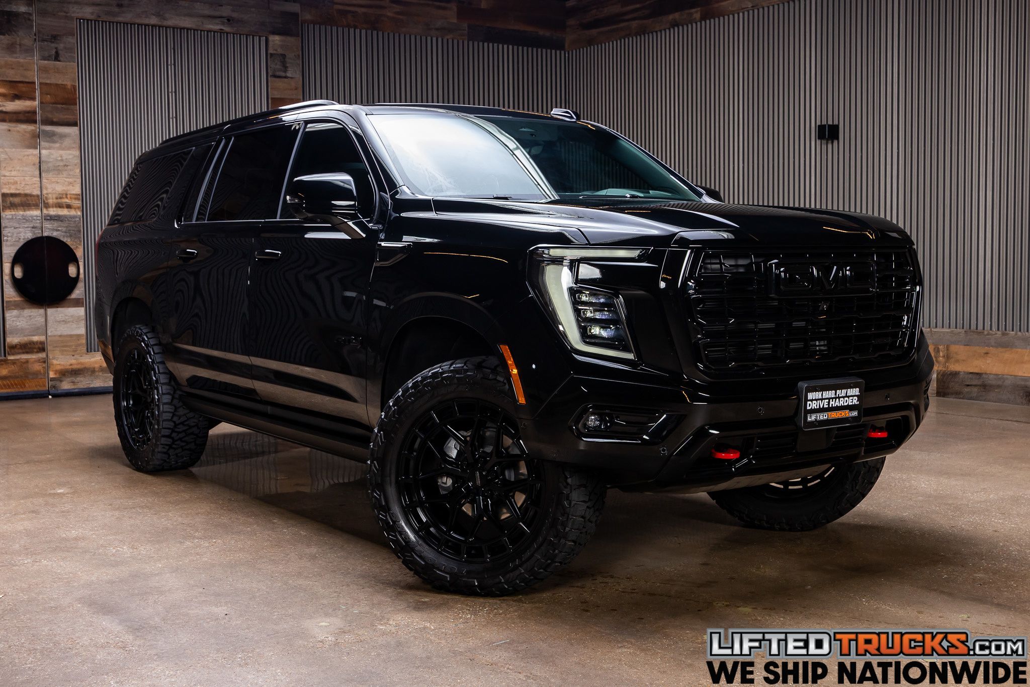 Black 2025 GMC Yukon XL SUV / Crossover Four-Wheel Drive Automatic