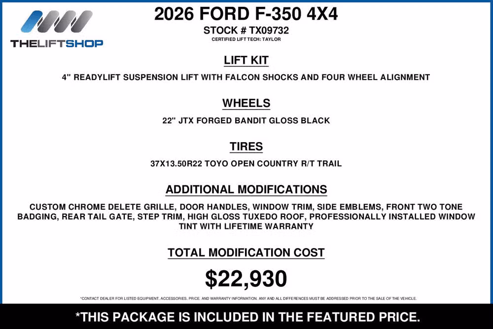 2026 Ford F-350 Super Duty Platinum Plus Crew Cab Image 2