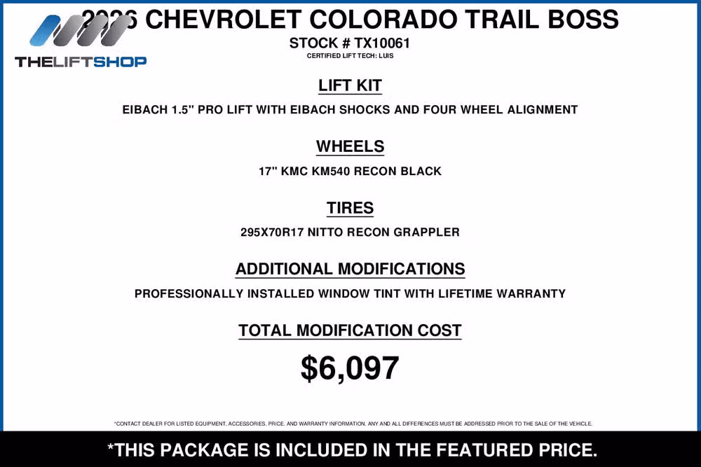 2026 Chevrolet Colorado Trail Boss Crew Cab Image 2