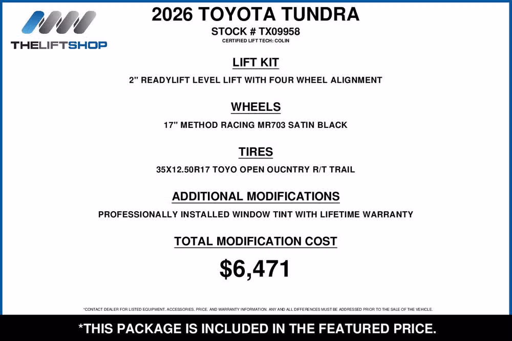 2026 Toyota Tundra Platinum HV CrewMax Image 2
