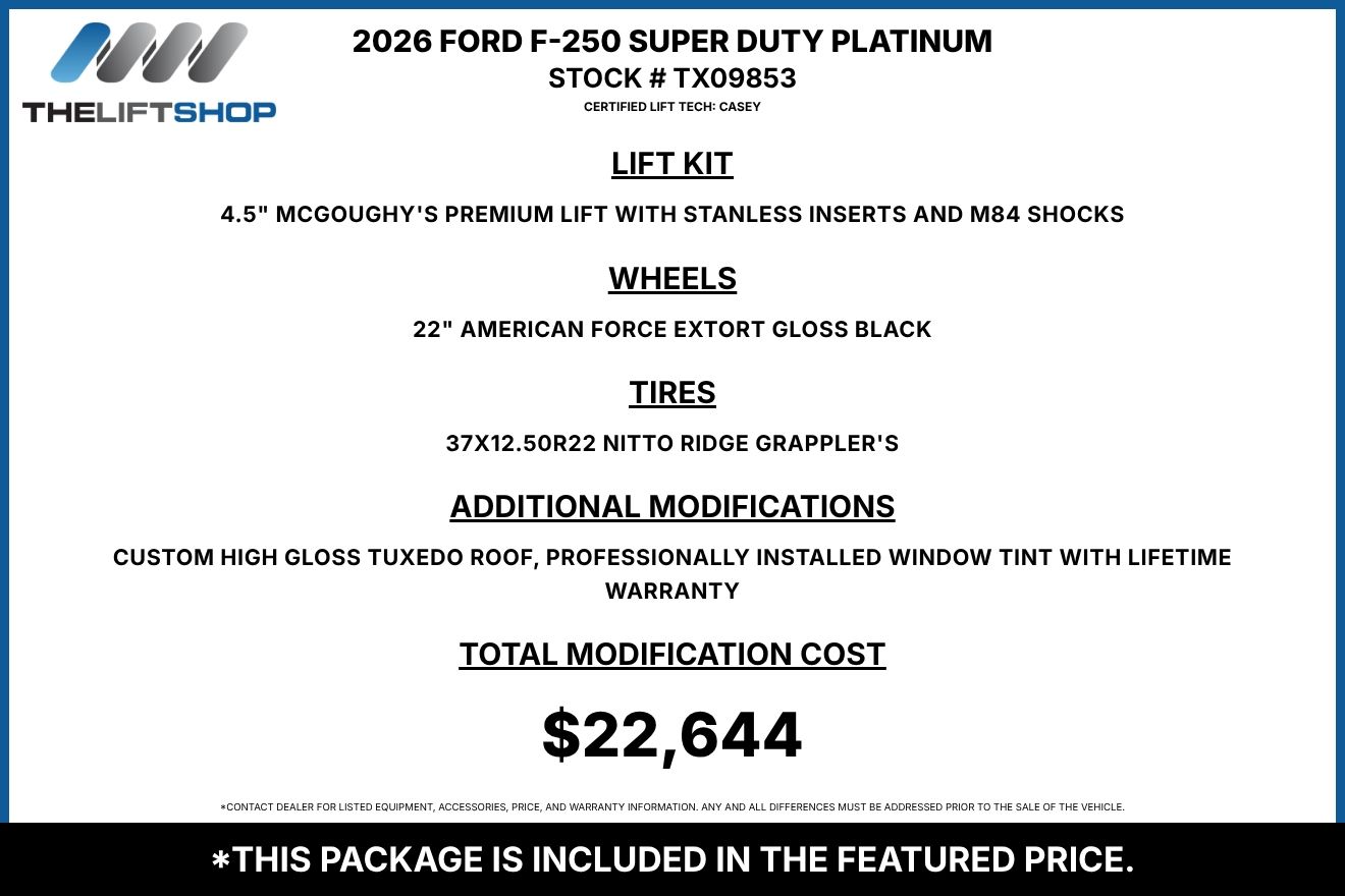 2026 Ford F-250 Super Duty Platinum Crew Cab Image 2