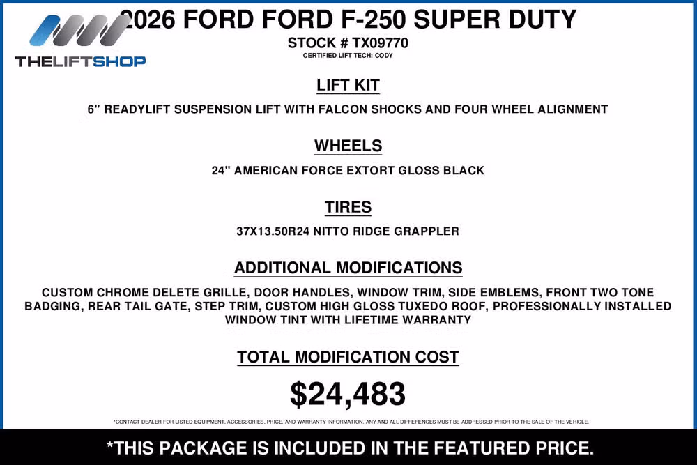 2026 Ford F-250 Super Duty Platinum Plus Crew Cab Image 2