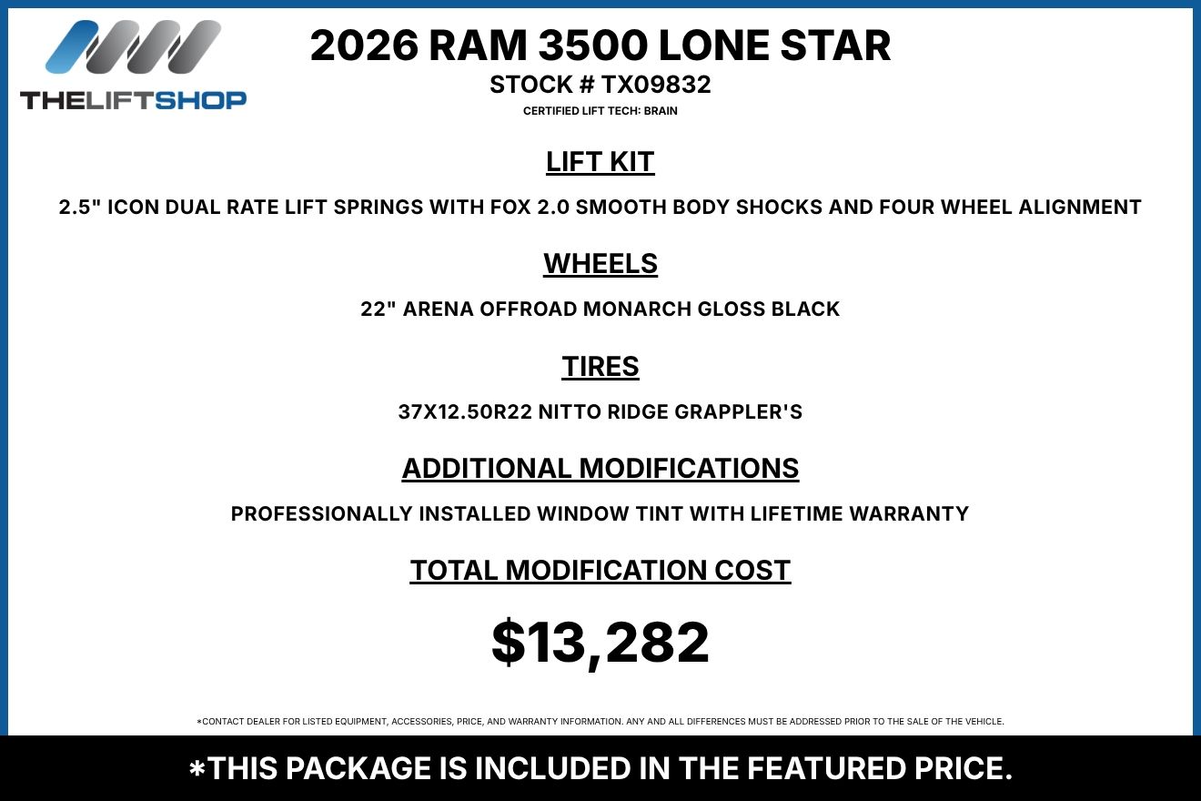 2026 Ram 3500 Lone Star Crew Cab Image 2