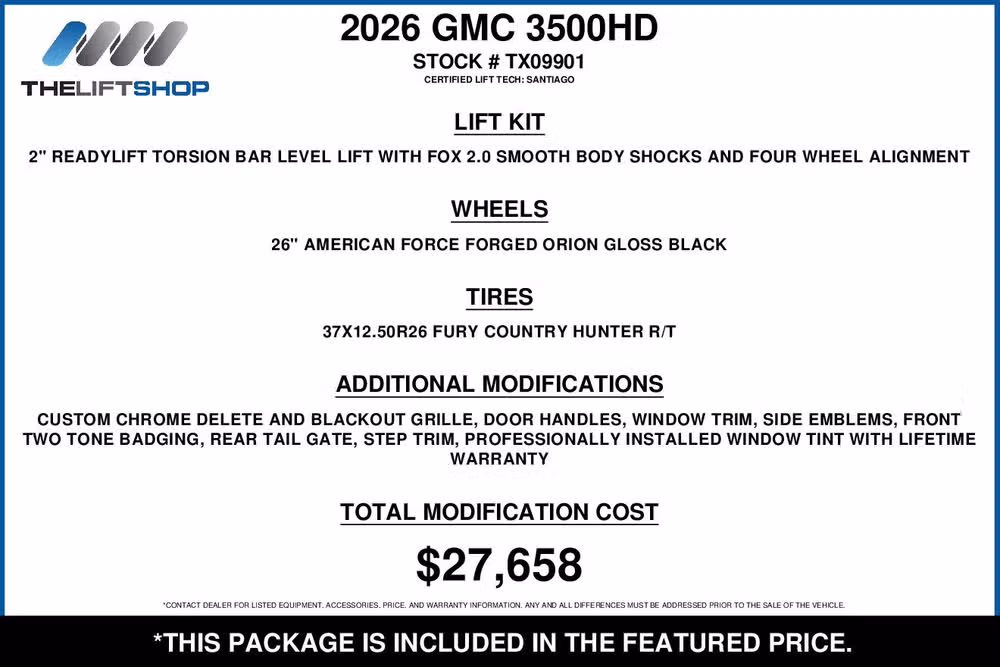 2026 GMC Sierra 3500HD Denali Ultimate Crew Cab Image 2