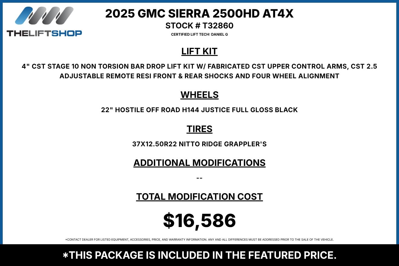 2025 GMC Sierra 2500HD AT4X Crew Cab Image 2