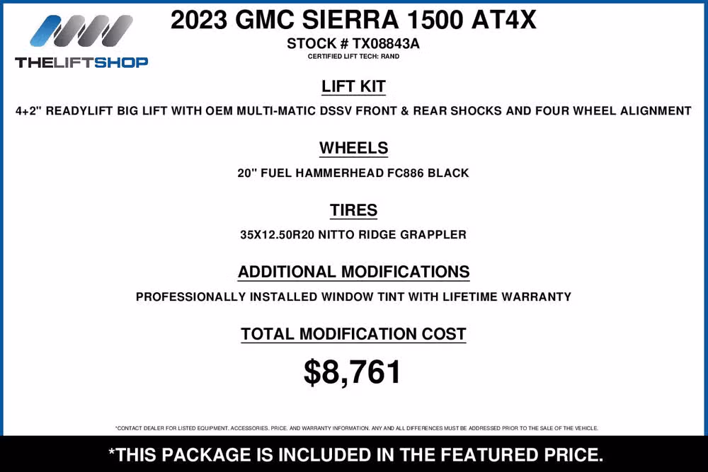 2023 GMC Sierra 1500 AT4X Crew Cab Image 2