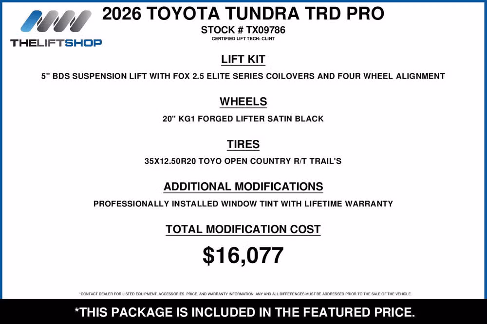 2026 Toyota Tundra TRD Pro HV CrewMax Image 2