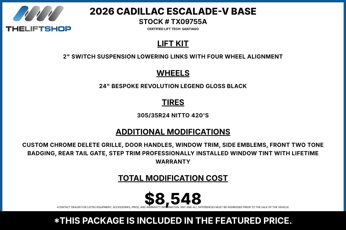 2026 Cadillac Escalade-V Series Image 2
