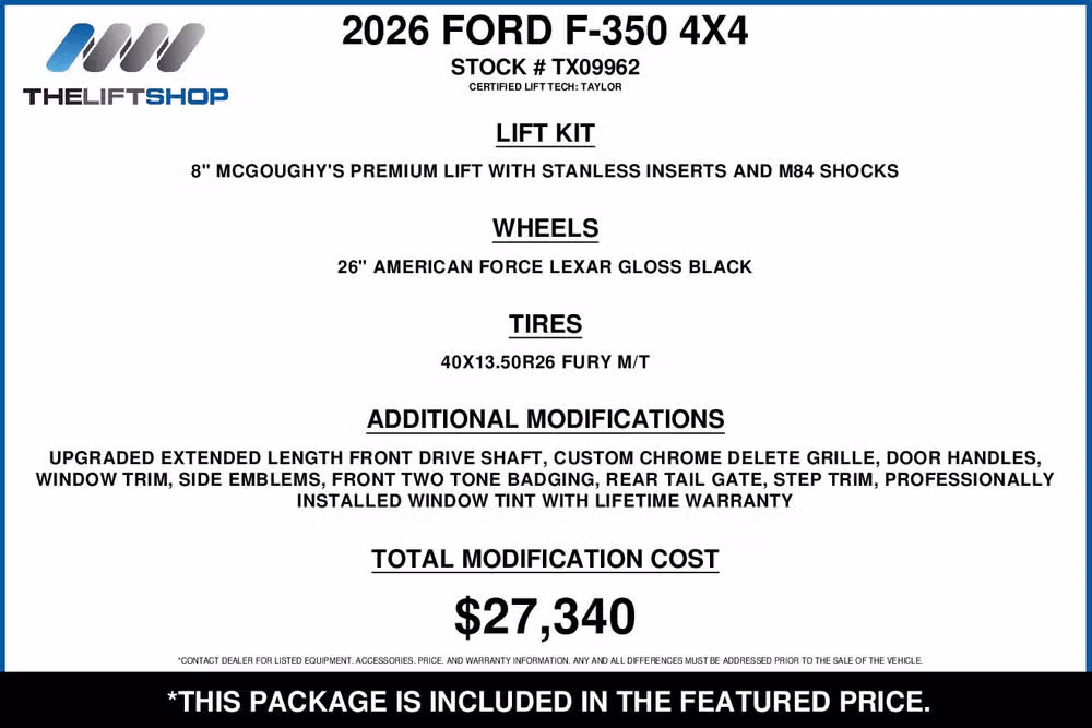 2026 Ford F-350 Super Duty Platinum Plus Crew Cab Image 2
