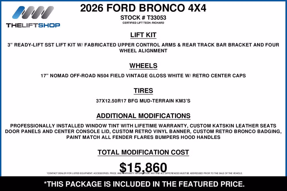 2026 Ford Bronco Heritage Edition Image 2