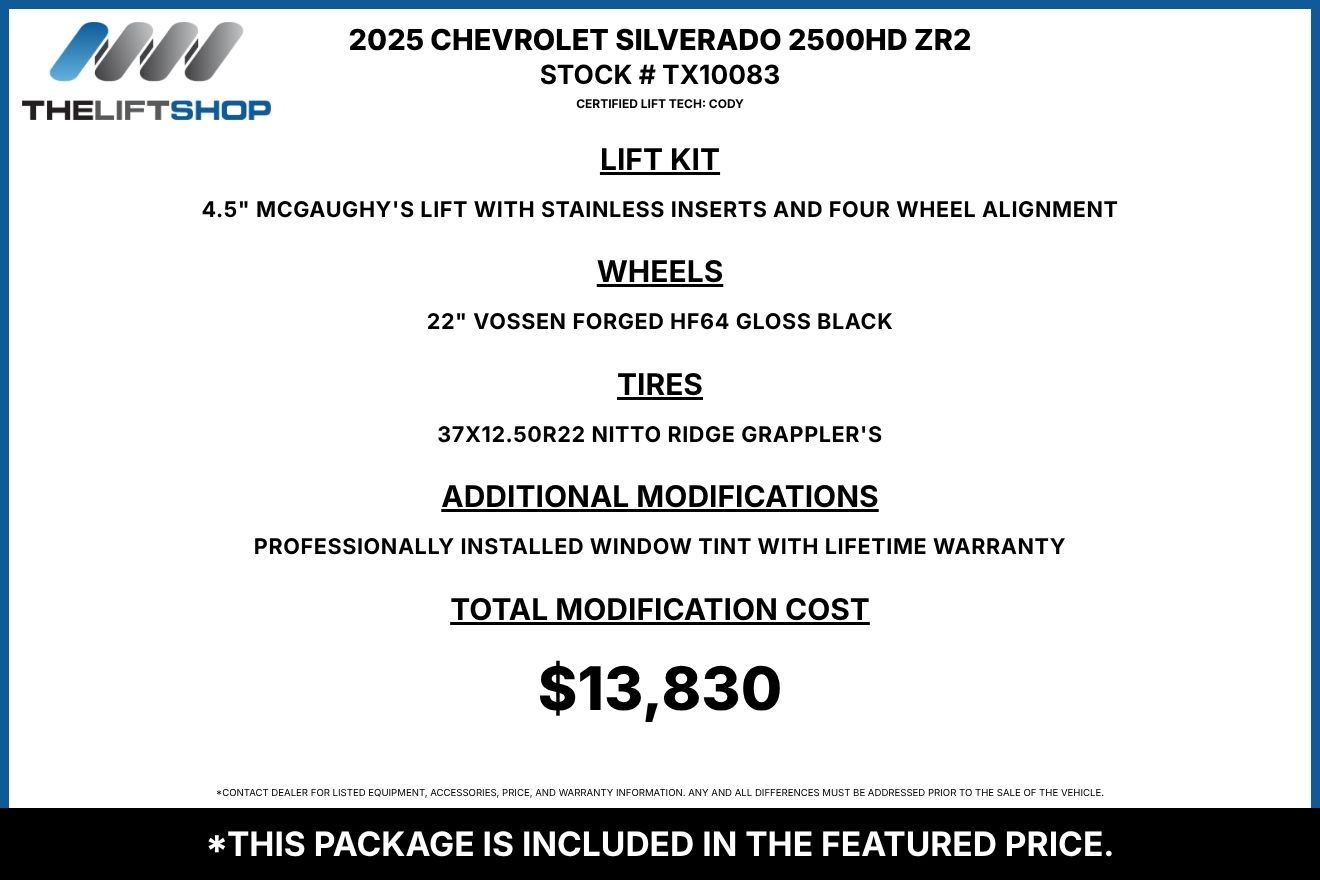 2025 Chevrolet Silverado 2500HD ZR2 Crew Cab Image 2