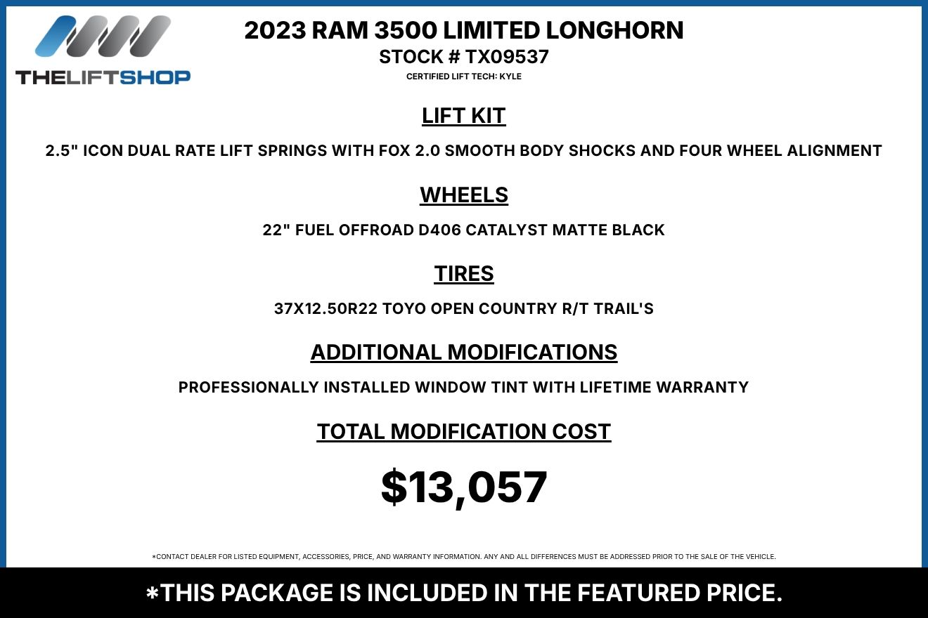 2023 Ram 3500 Limited Longhorn Crew Cab Image 2