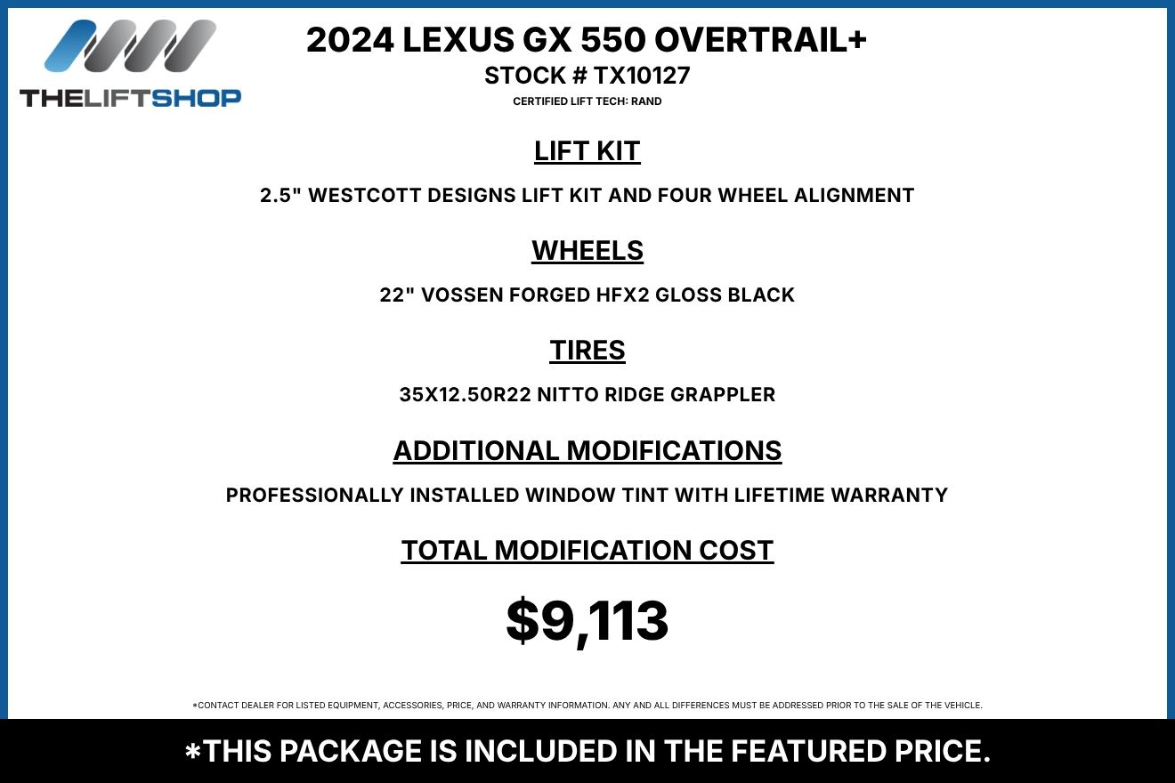 2024 Lexus GX 550 Overtrail+ Image 2
