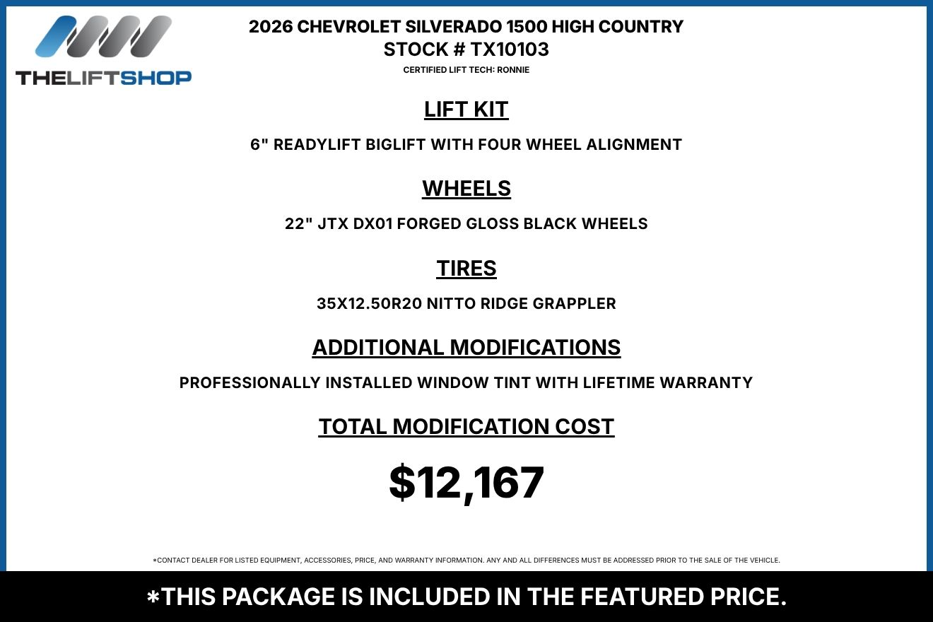 2026 Chevrolet Silverado 1500 High Country Crew Cab Image 2