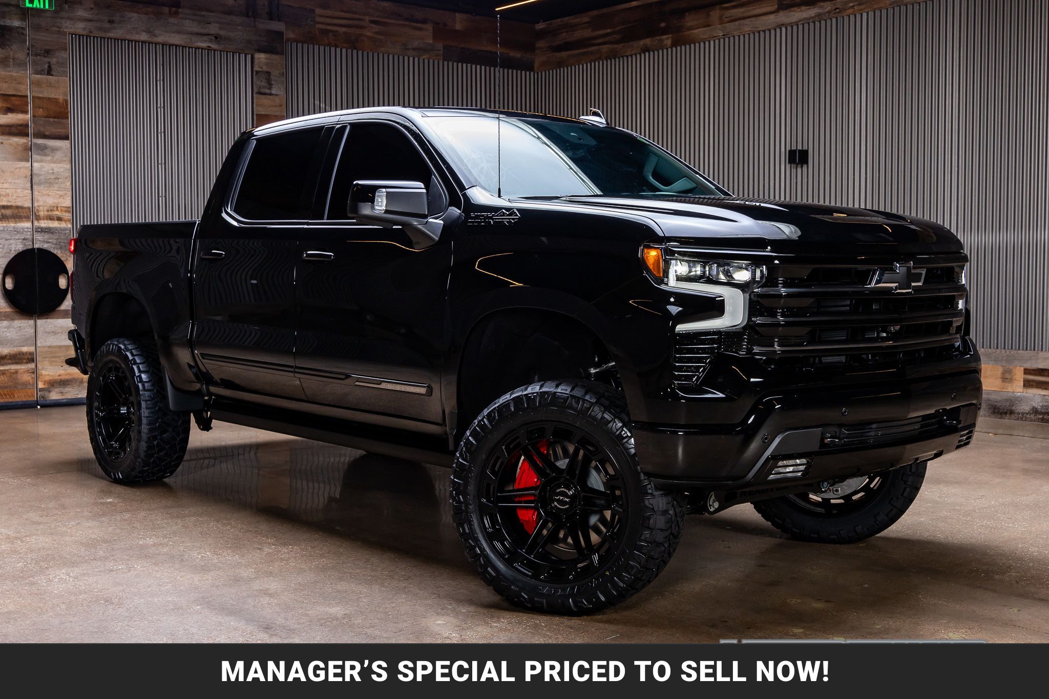 Black 2026 Chevrolet Silverado 1500 Pickup Truck Four-Wheel Drive Automatic