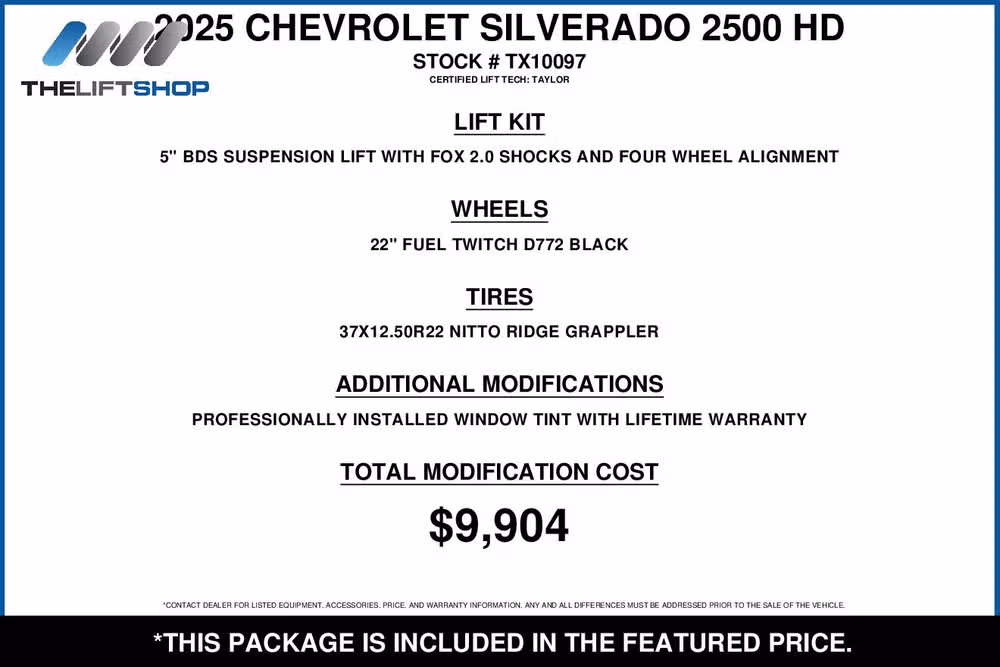 2025 Chevrolet Silverado 2500HD High Country Crew Cab Image 2