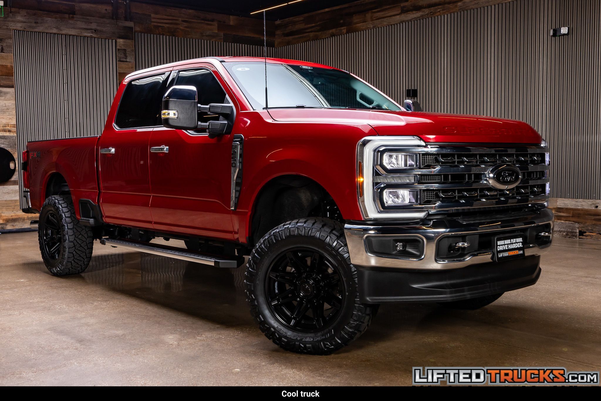 Rapid Red Metallic Tinted Clearcoat 2024 Ford F-250 Super Duty Pickup Truck Four-Wheel Drive Automatic