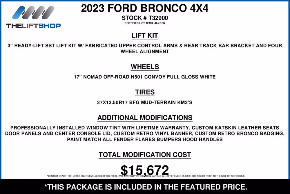 2023 Ford Bronco Heritage Edition Image 2