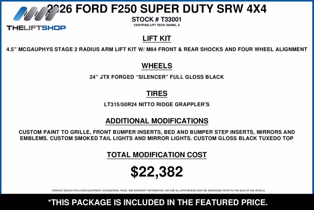 2026 Ford F-250 Super Duty Platinum Plus Crew Cab Image 2