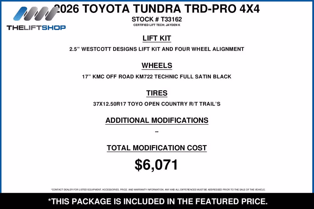 2026 Toyota Tundra TRD Pro HV CrewMax Image 2