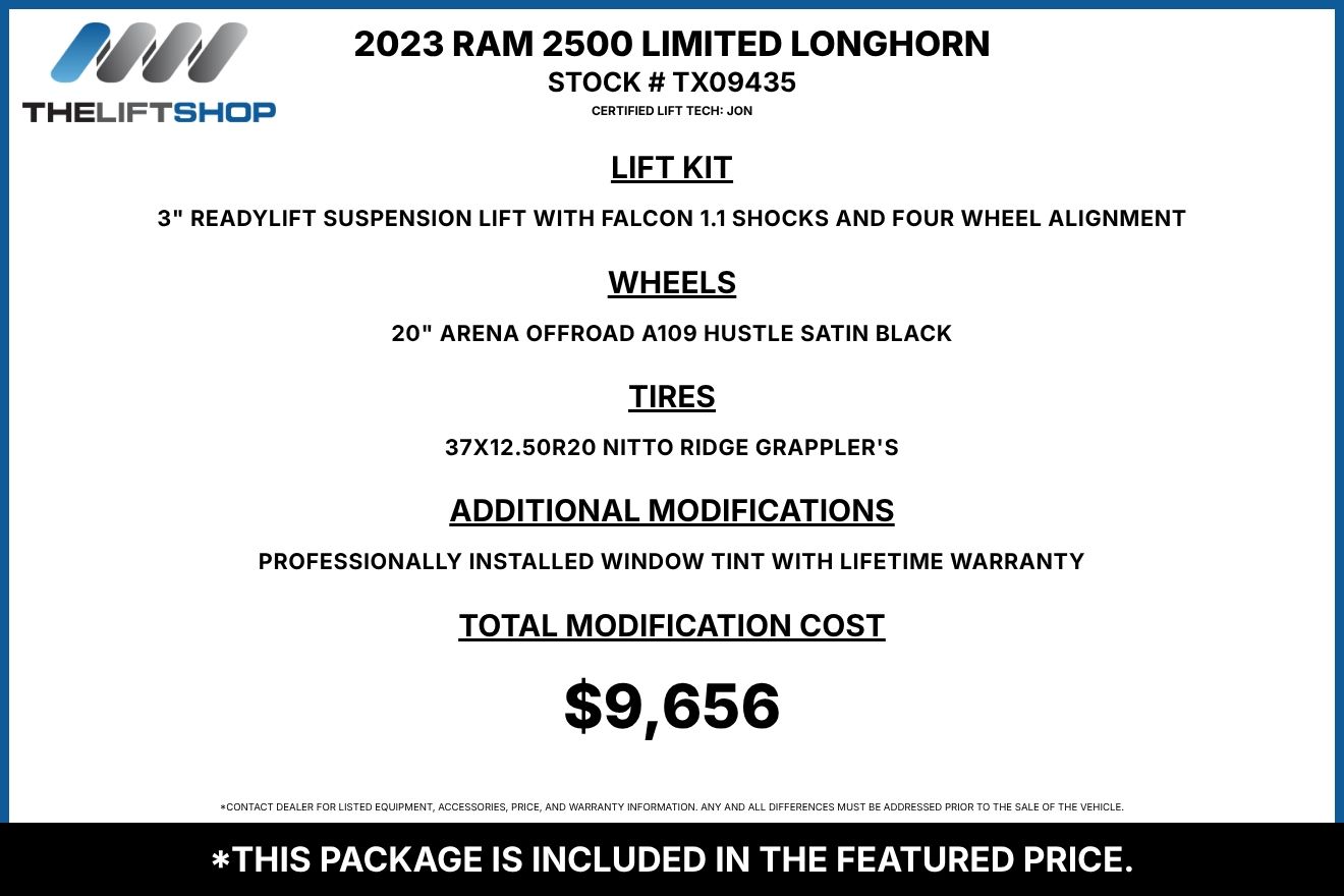 2023 Ram 2500 Limited Longhorn Mega Cab Image 2