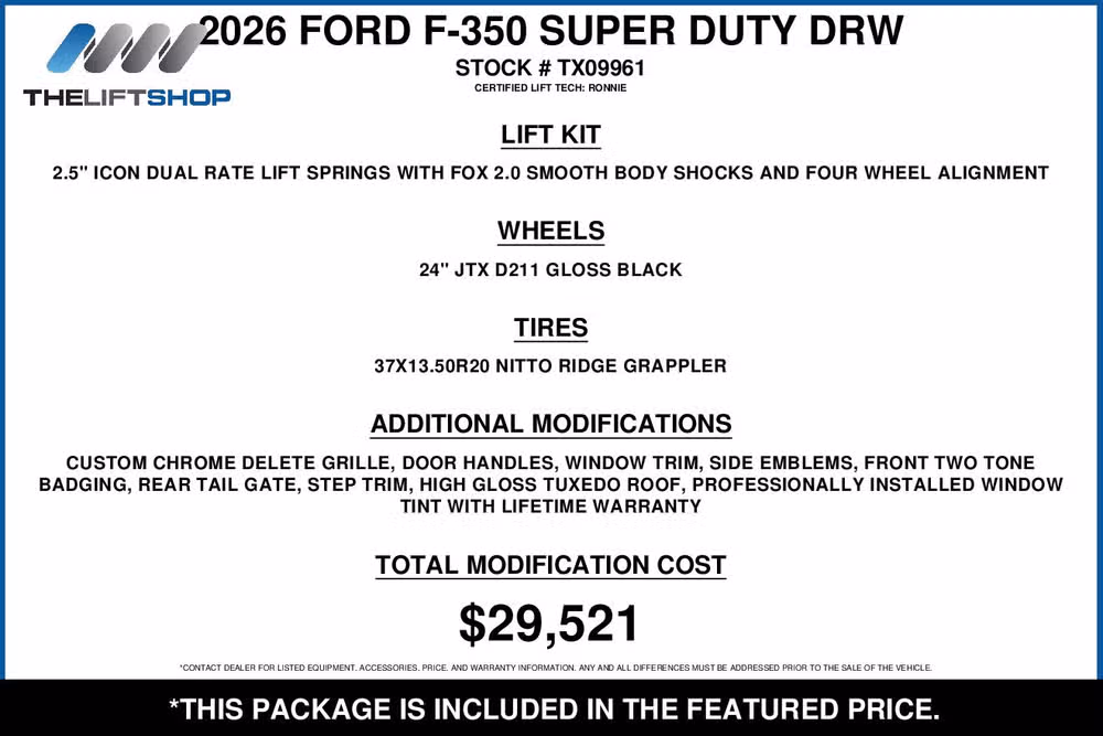 2026 Ford F-350 Super Duty Platinum Crew Cab Image 2
