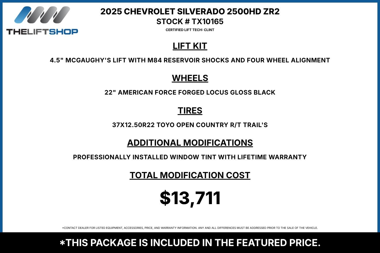 2025 Chevrolet Silverado 2500HD ZR2 Crew Cab Image 2