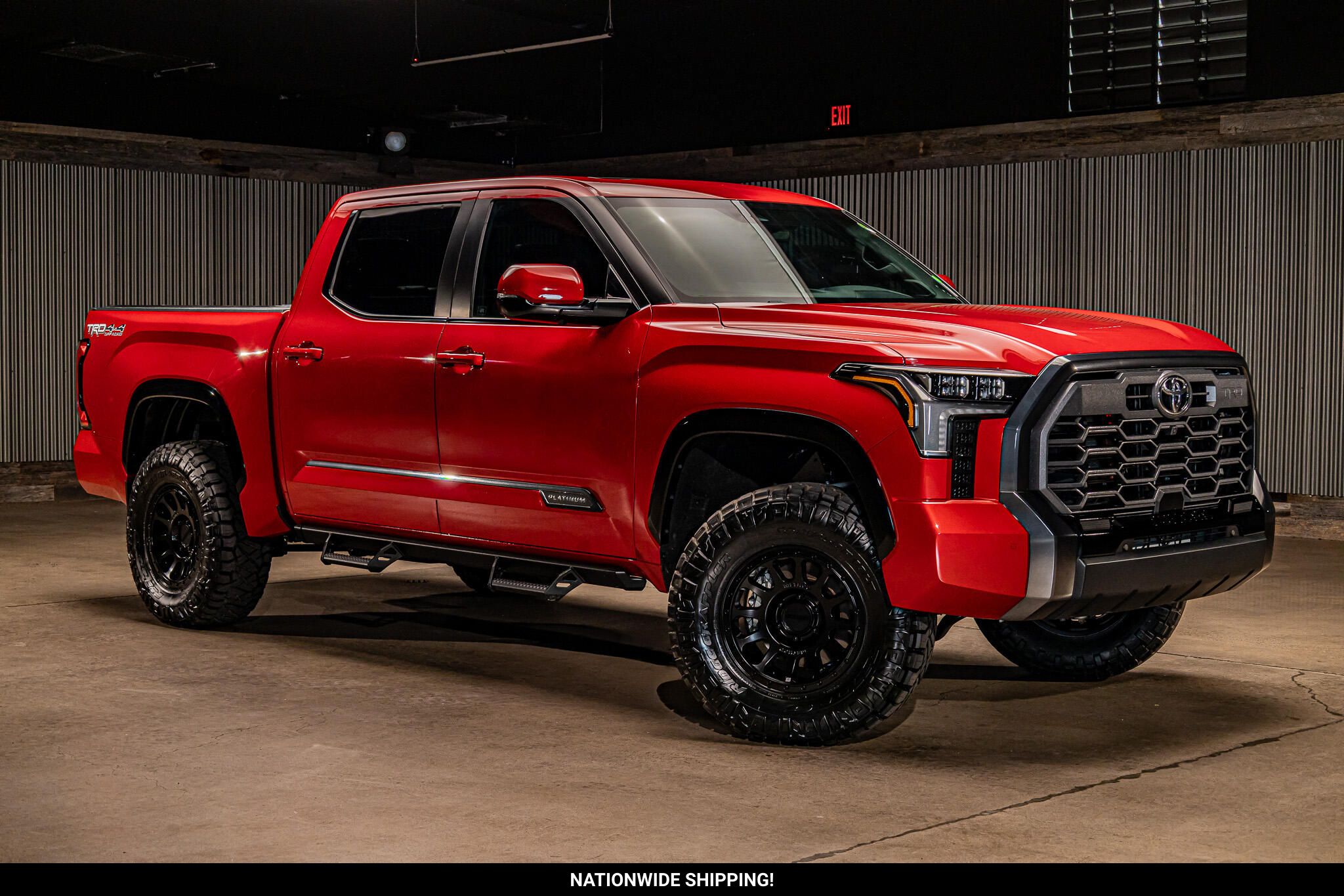 Supersonic Red 2026 Toyota Tundra Pickup Truck Four-Wheel Drive Automatic