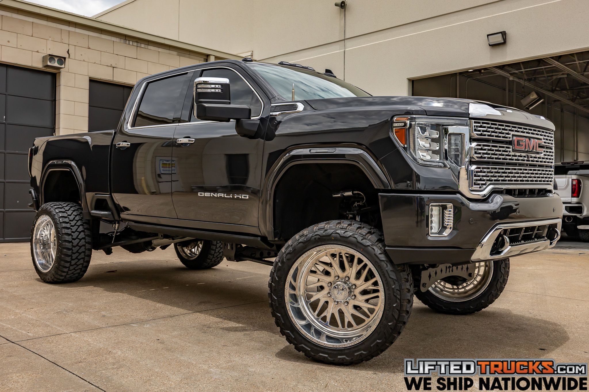 Carbon Black Metallic 2021 GMC Sierra 2500HD Pickup Truck Four-Wheel Drive Automatic