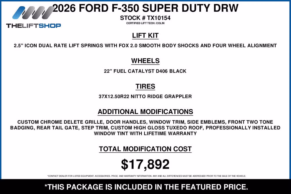 2026 Ford F-350 Super Duty Platinum Crew Cab Image 2