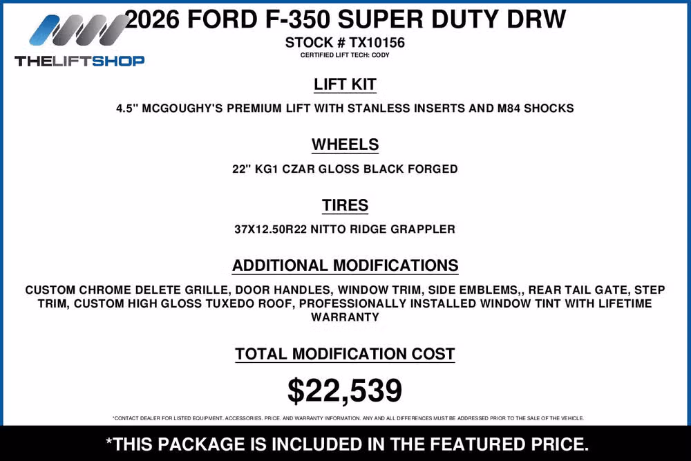 2026 Ford F-350 Super Duty Platinum Plus Crew Cab Image 2