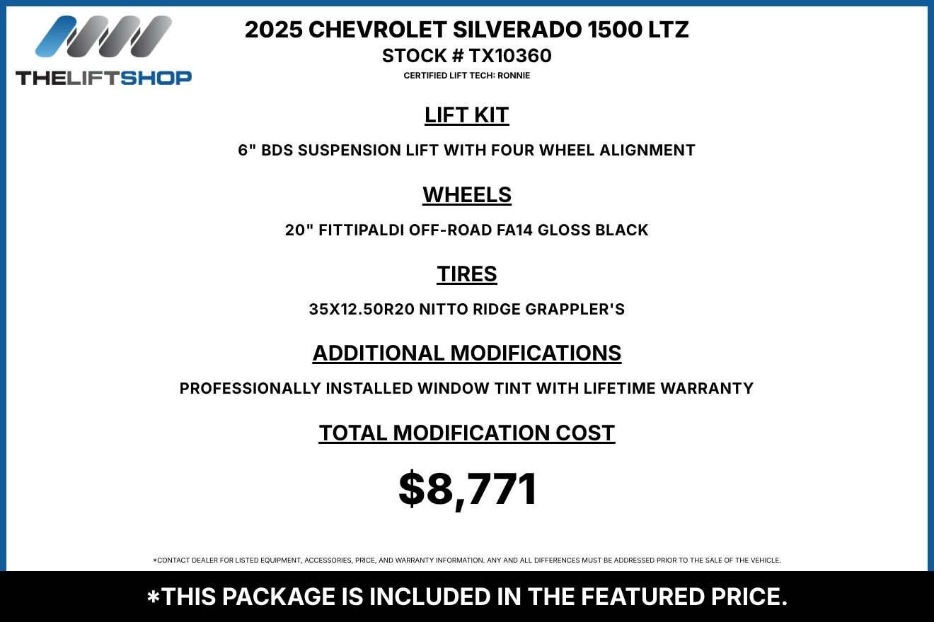 2025 Chevrolet Silverado 1500 LTZ Crew Cab Image 2
