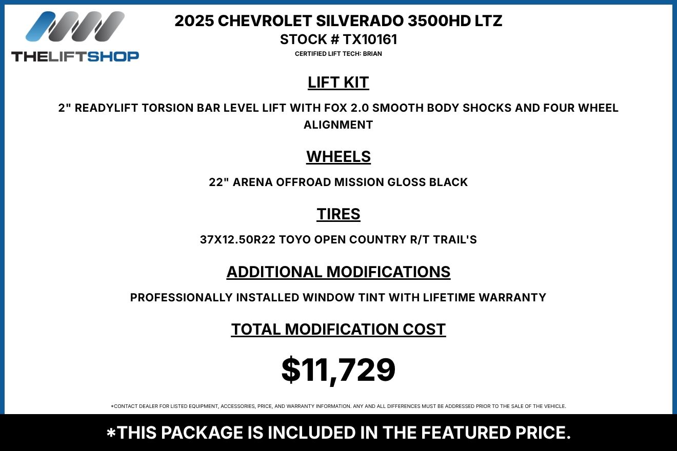 2025 Chevrolet Silverado 3500HD LTZ Crew Cab Image 2