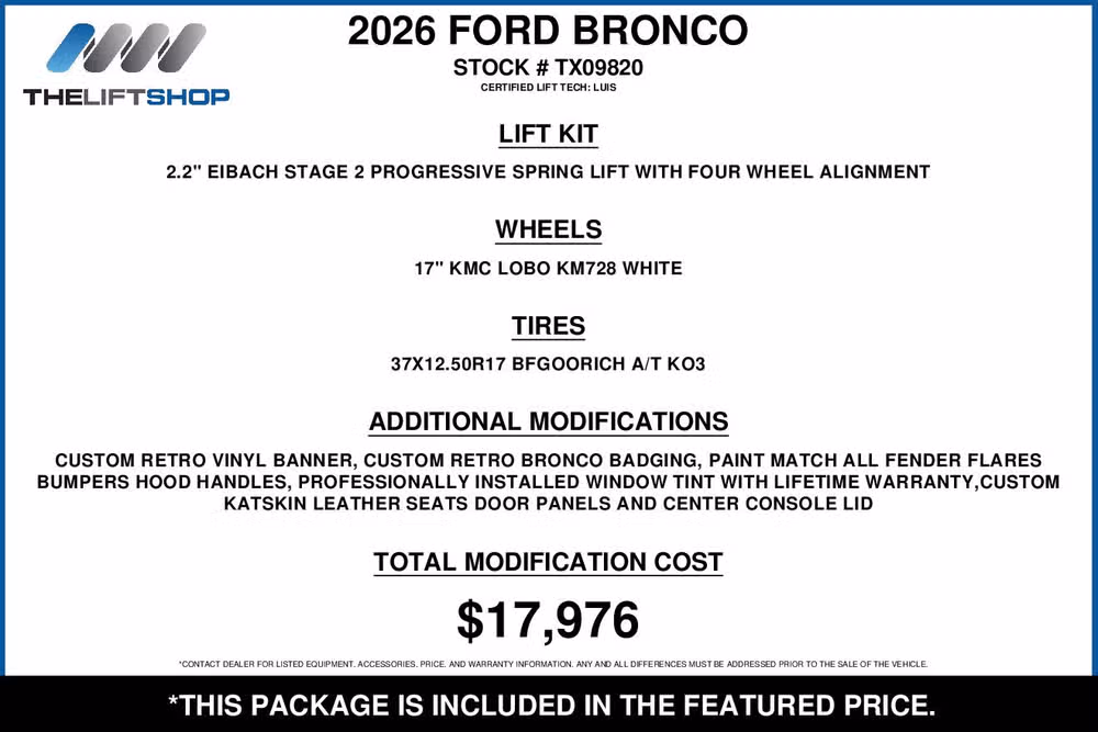 2026 Ford Bronco Heritage Edition Image 2