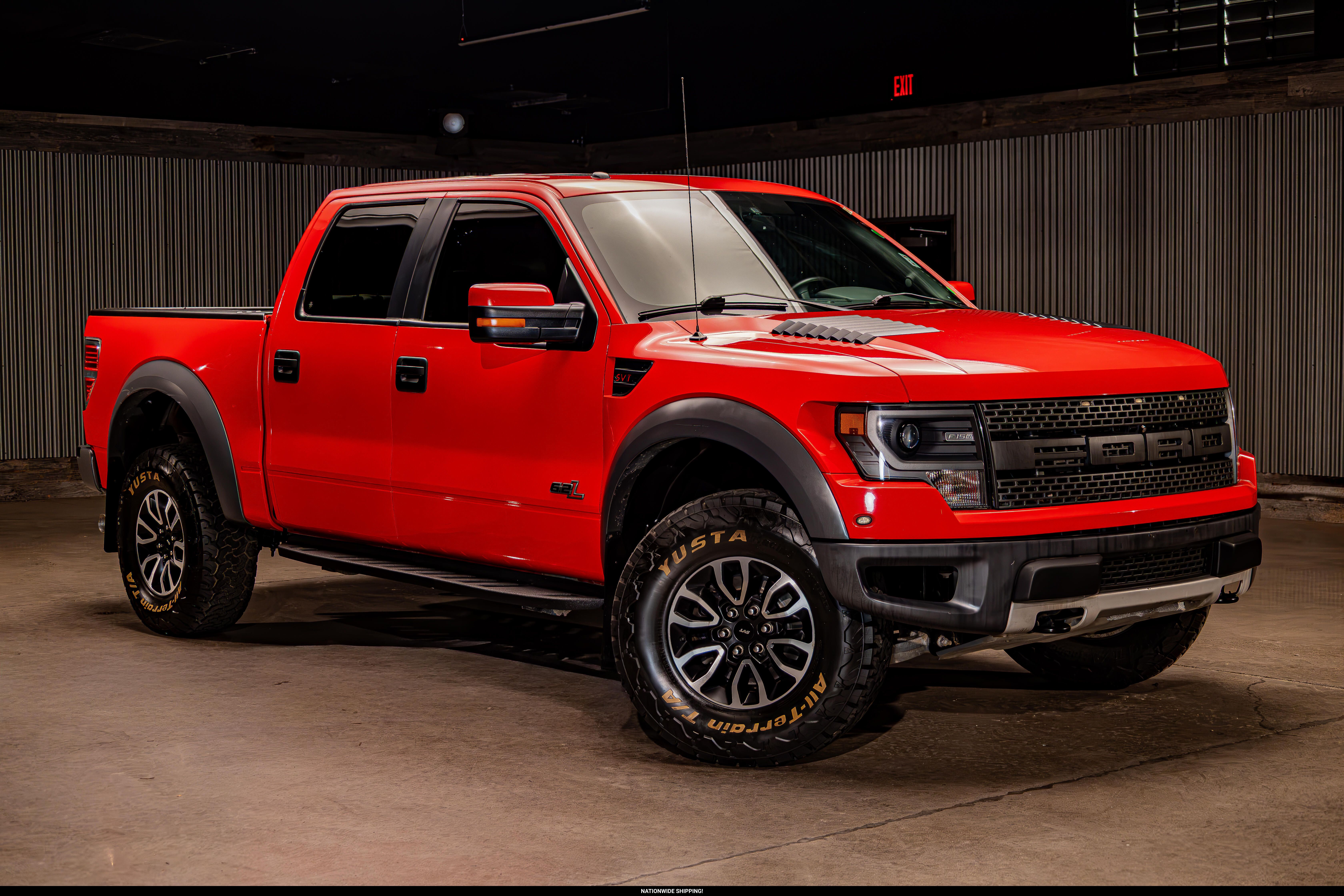 Race Red 2014 Ford F-150 Pickup Truck Four-Wheel Drive Automatic