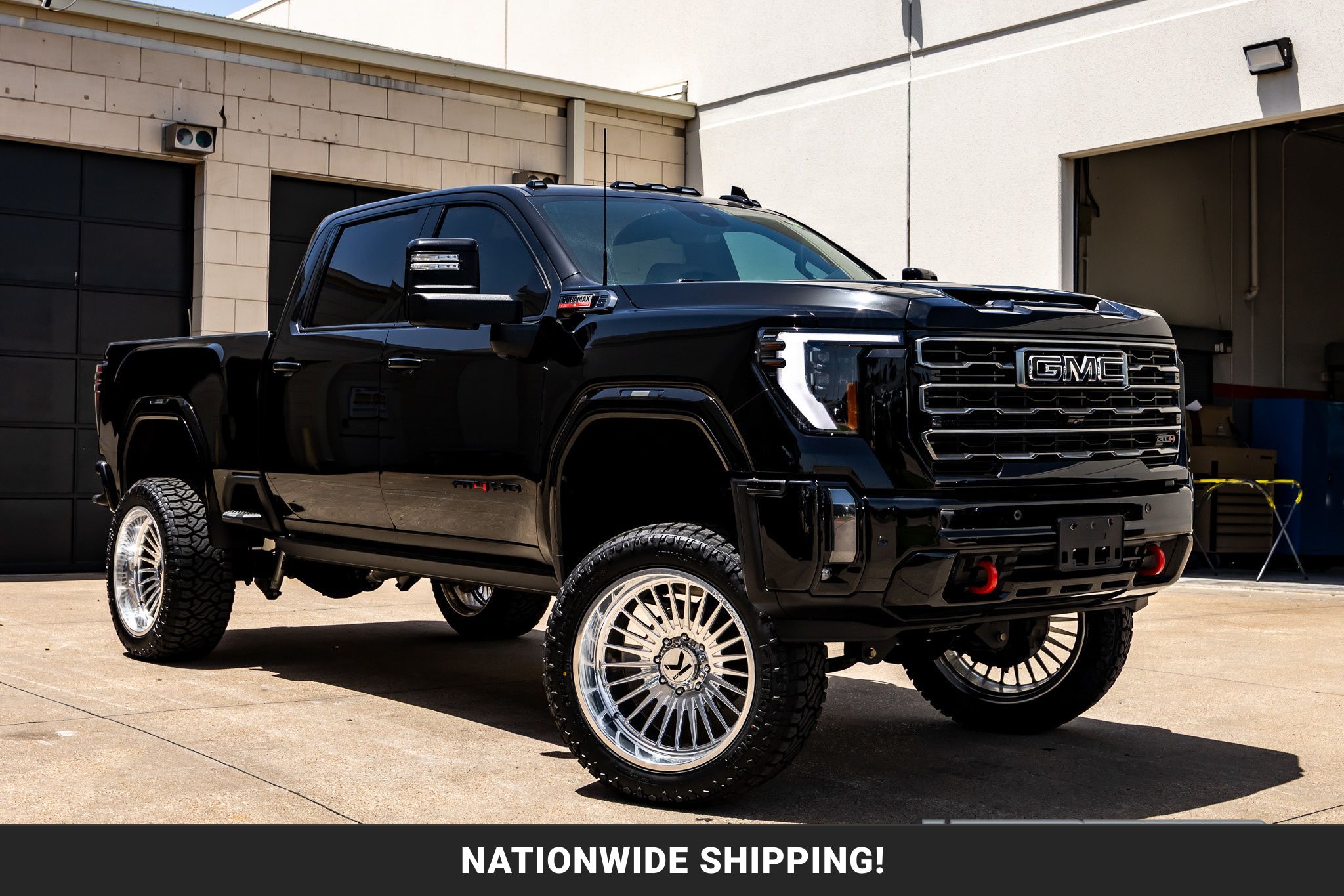Onyx Black 2024 GMC Sierra 2500HD Pickup Truck Four-Wheel Drive Automatic