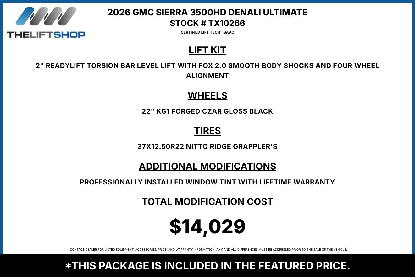 2026 GMC Sierra 3500HD Denali Ultimate Crew Cab Image 3
