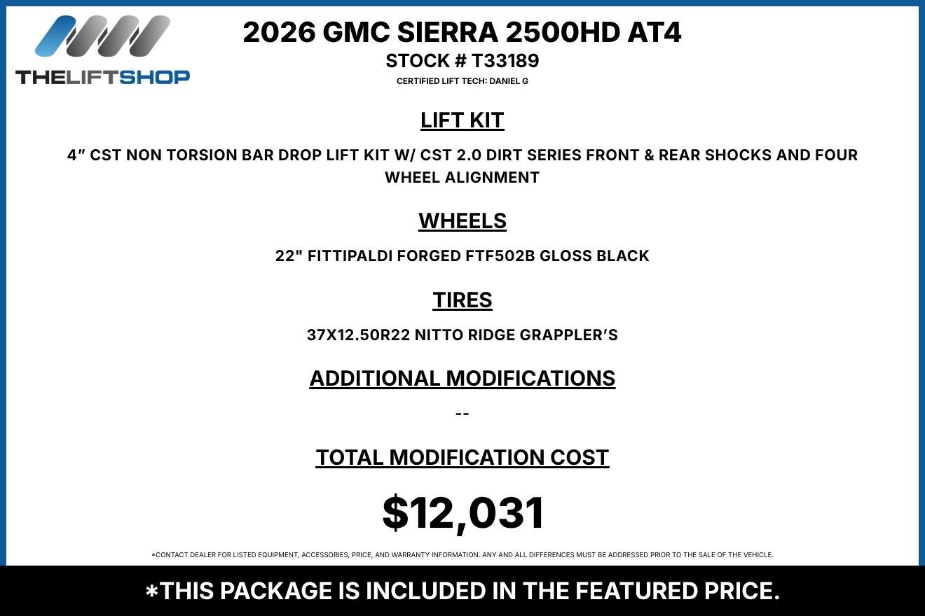 2026 GMC Sierra 2500HD AT4 Crew Cab Image 2