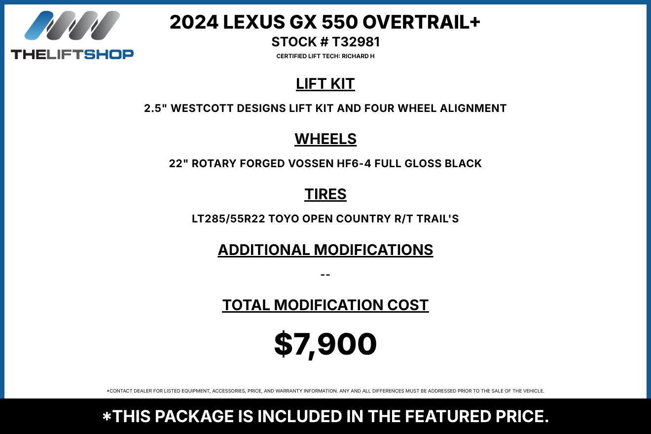 2024 Lexus GX 550 Overtrail+ Image 2