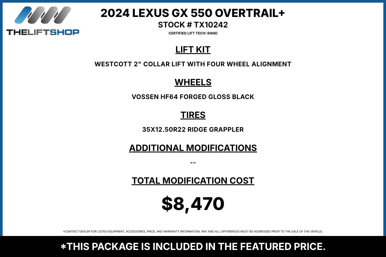 2024 Lexus GX 550 Overtrail+ Image 3