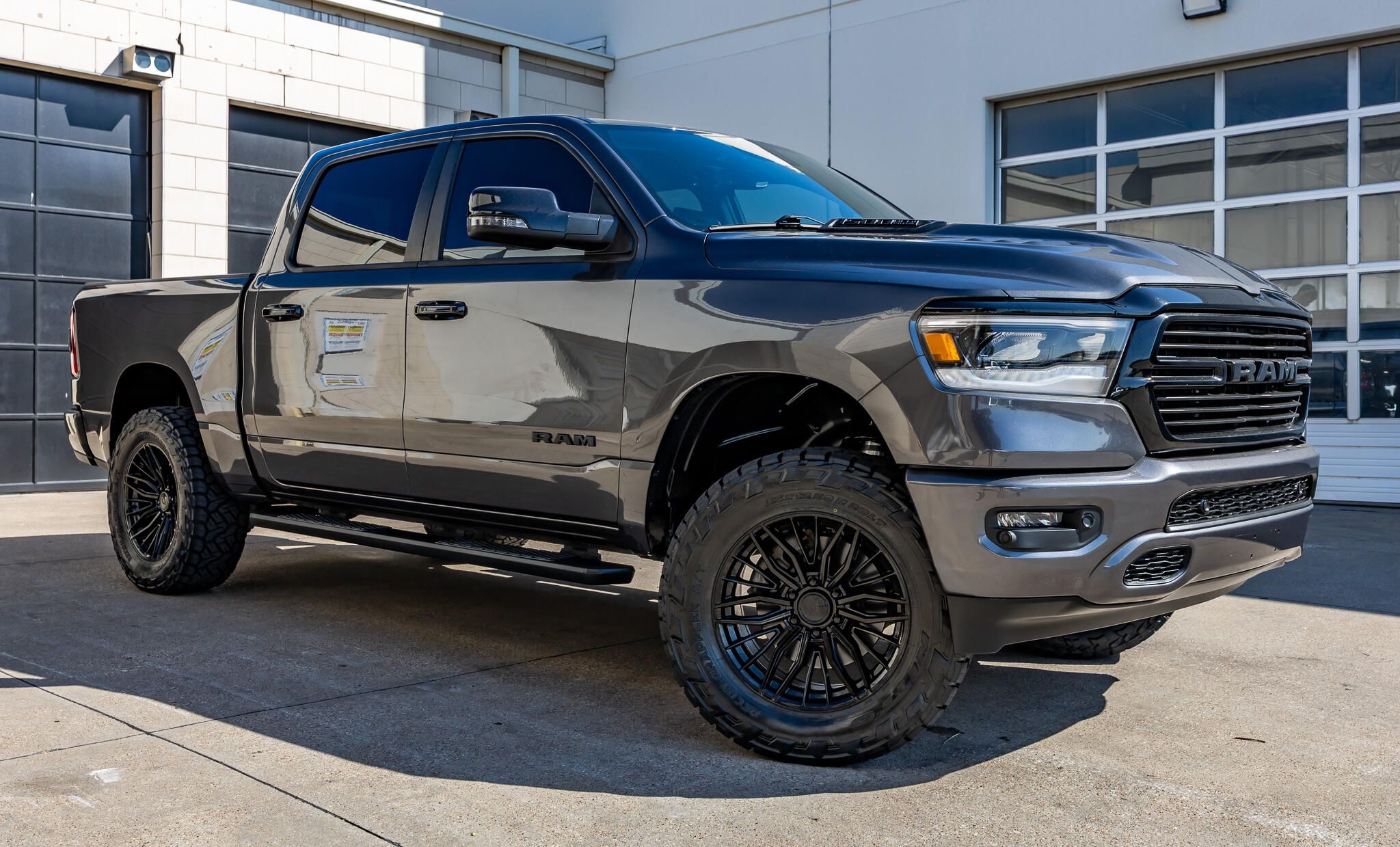 Gray (Granite Crystal Metallic Clear Coat) 2024 RAM 1500 Pickup Truck Four-Wheel Drive Automatic