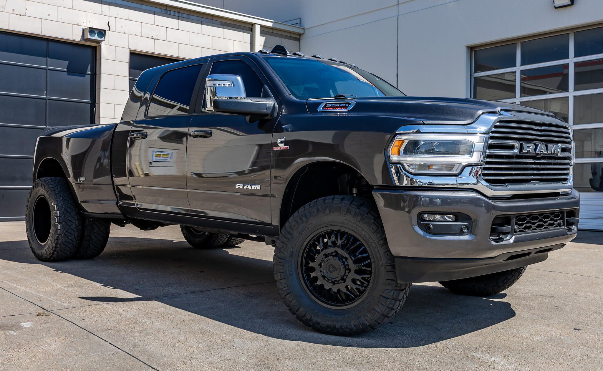 Gray (Granite Crystal Metallic Clear Coat) 2024 RAM 3500 Pickup Truck Four-Wheel Drive Automatic