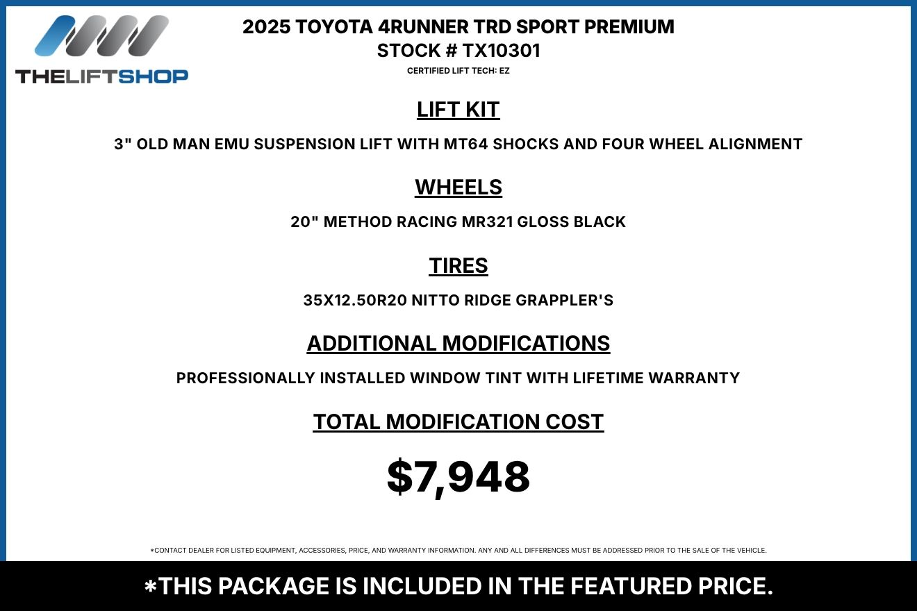 2025 Toyota 4Runner TRD Sport Premium Image 3