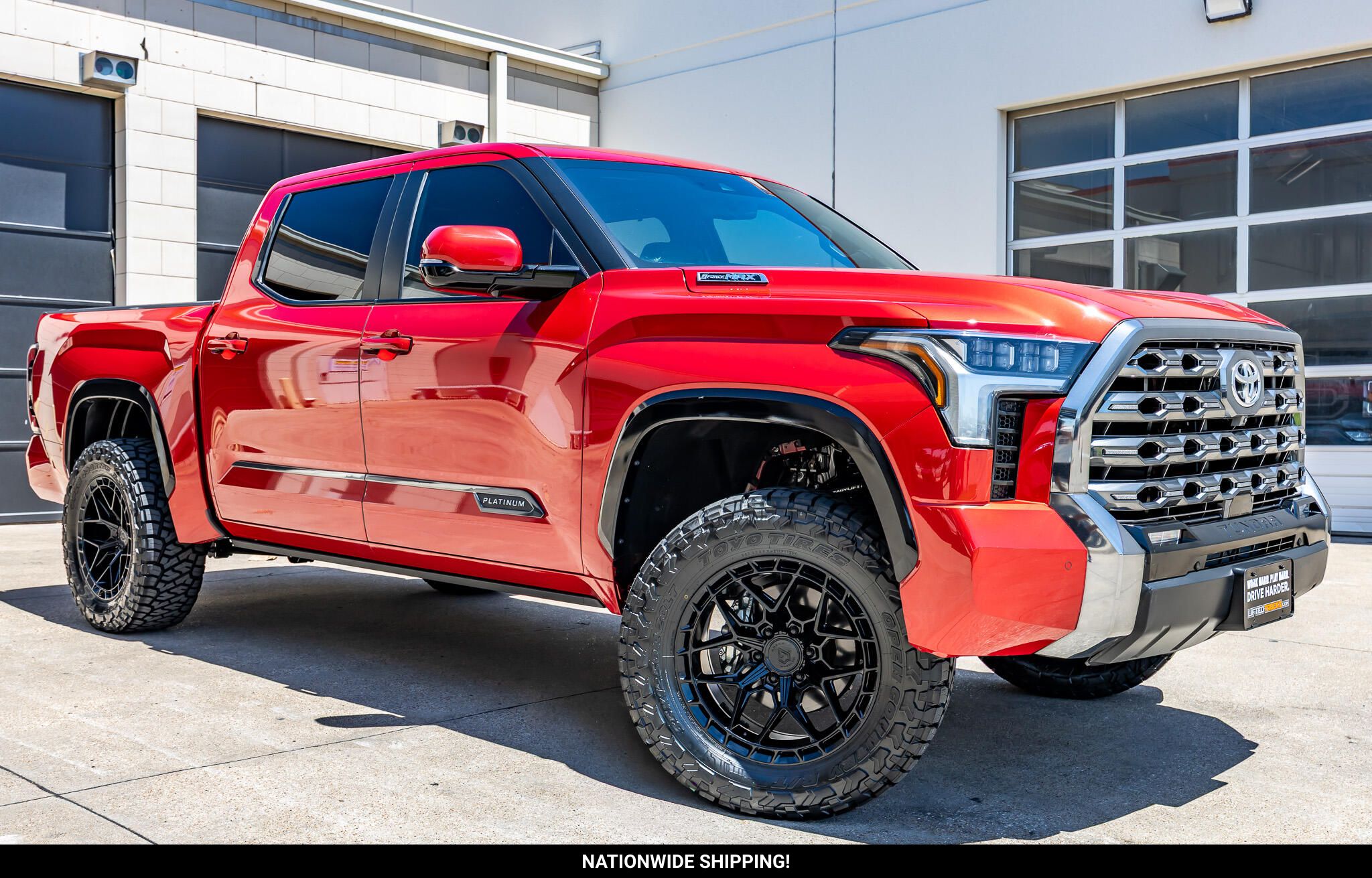 Supersonic Red 2025 Toyota Tundra Hybrid Pickup Truck Four-Wheel Drive Automatic