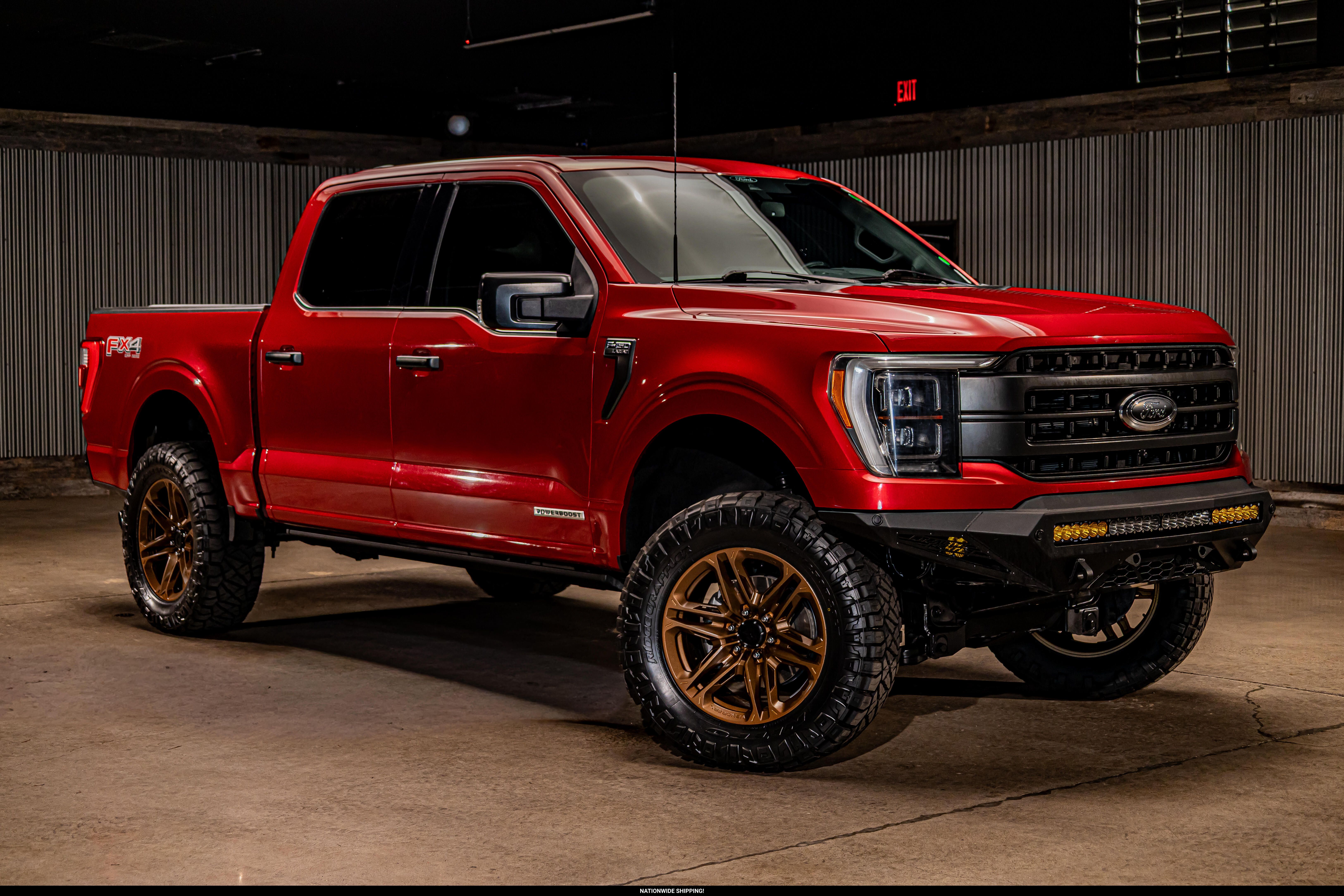 Rapid Red Metallic Tinted Clearcoat 2021 Ford F-150 Pickup Truck Four-Wheel Drive 