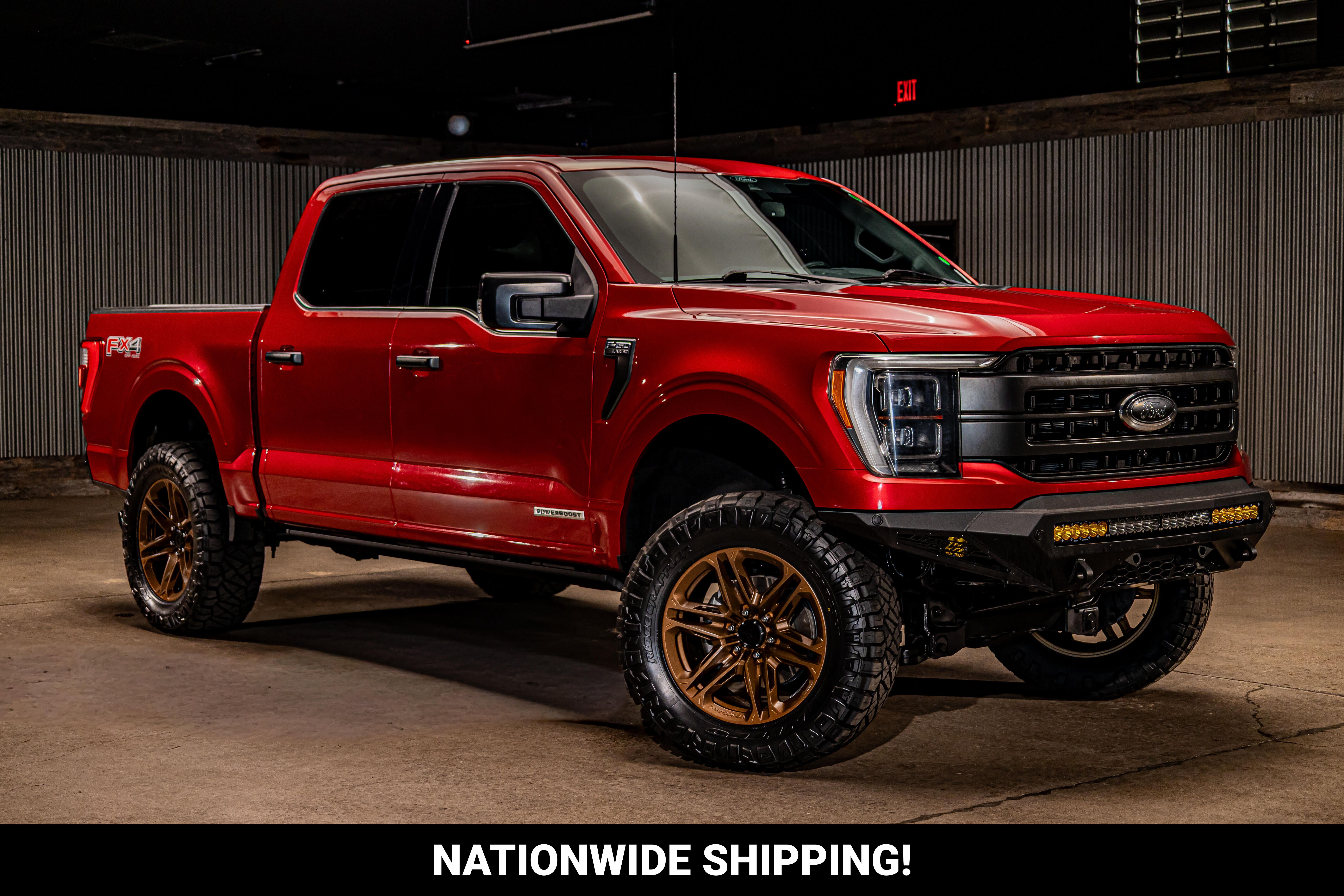 Rapid Red Metallic Tinted Clearcoat 2021 Ford F-150 Pickup Truck Four-Wheel Drive