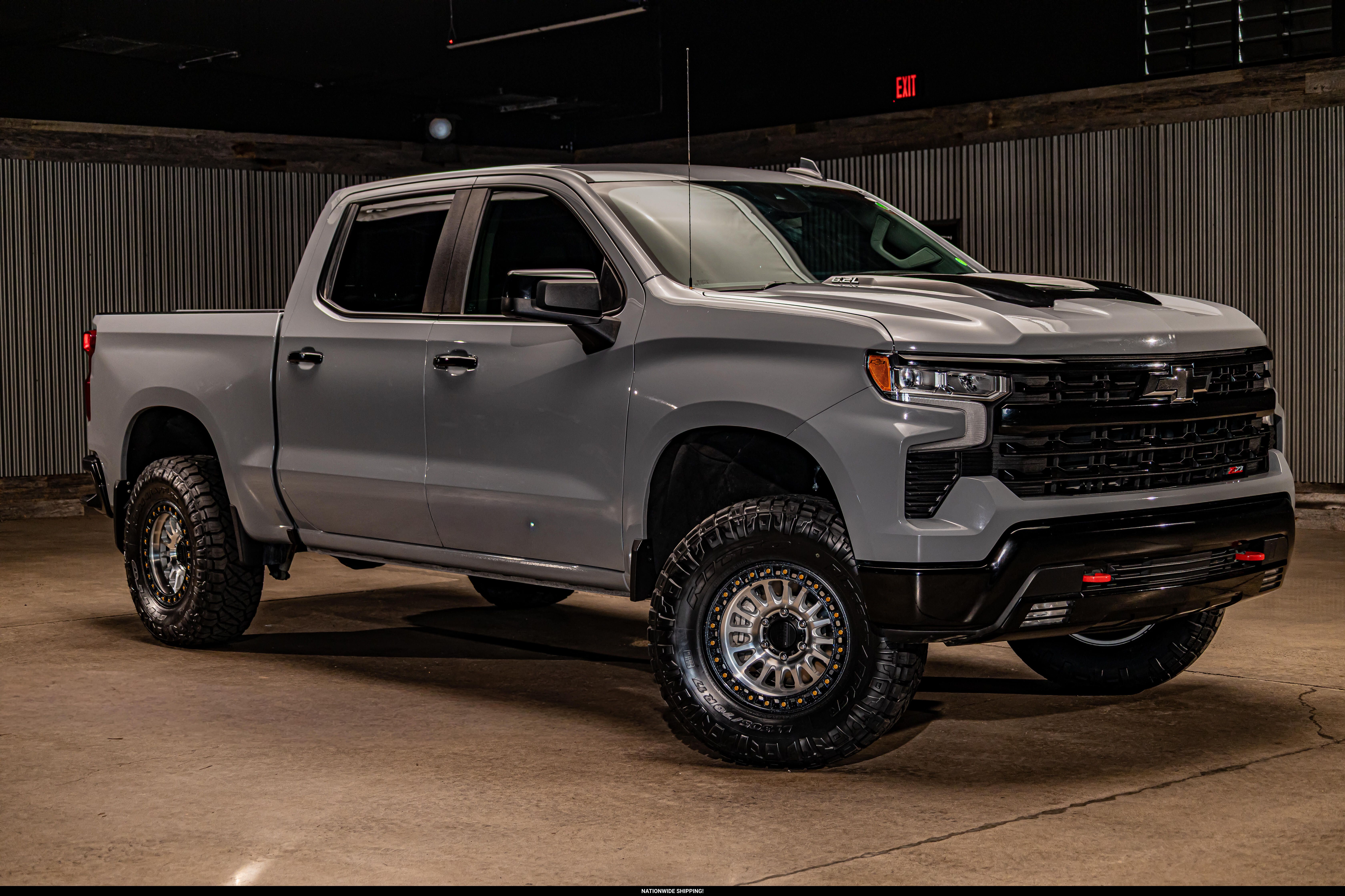 Slate Gray Metallic 2024 Chevrolet Silverado 1500 Pickup Truck Four-Wheel Drive Automatic